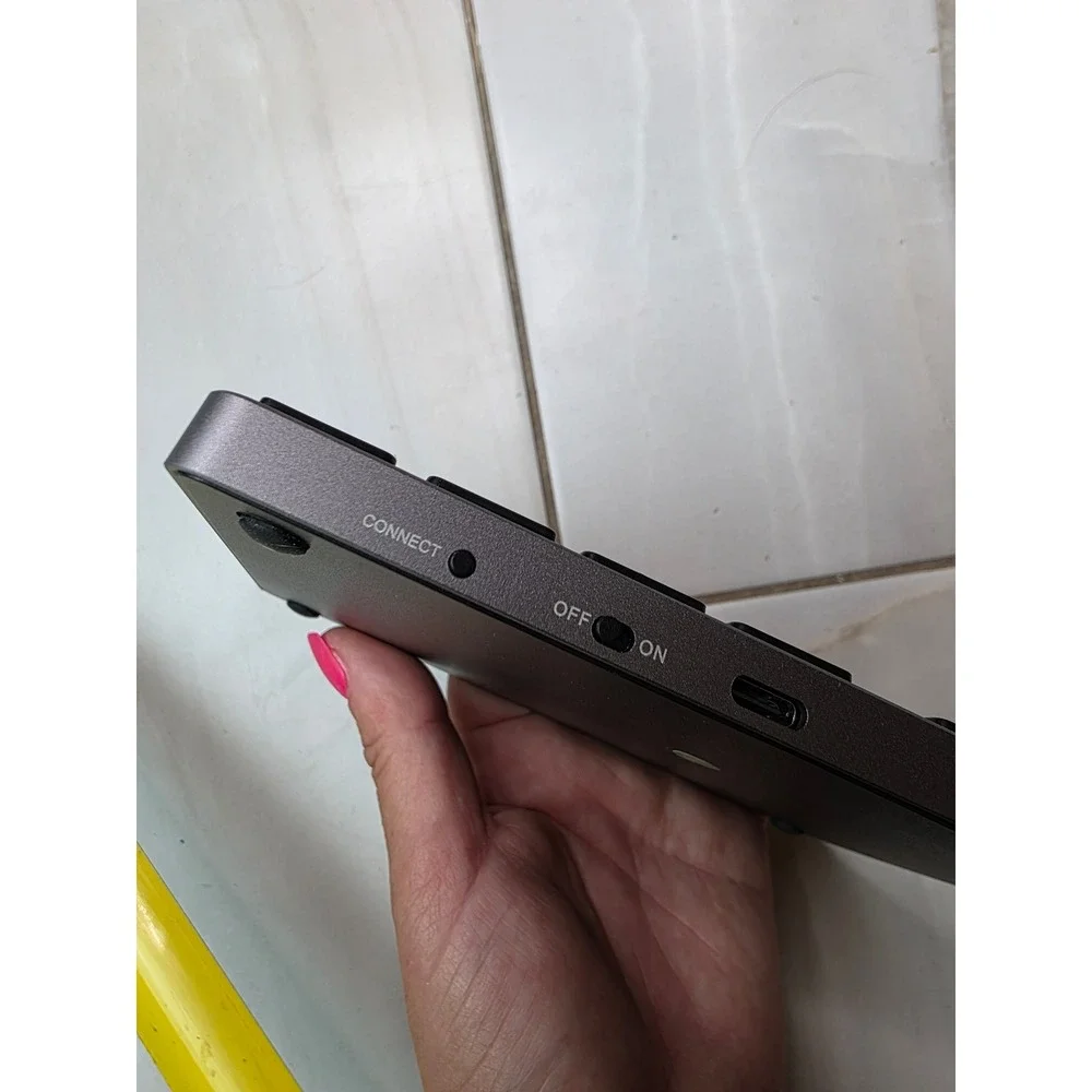 Wireless Bluetooth Numeric Keypad 34 Keys Slim External Numpad Space USB-C‎ A6